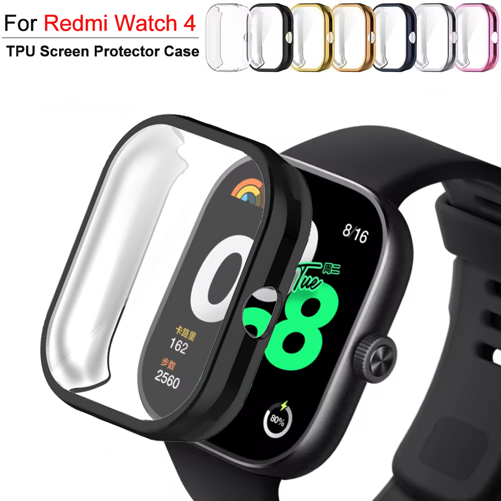 Smartwatch Redmi Watches - Casing pelindung layar TPU, sarung pelindung