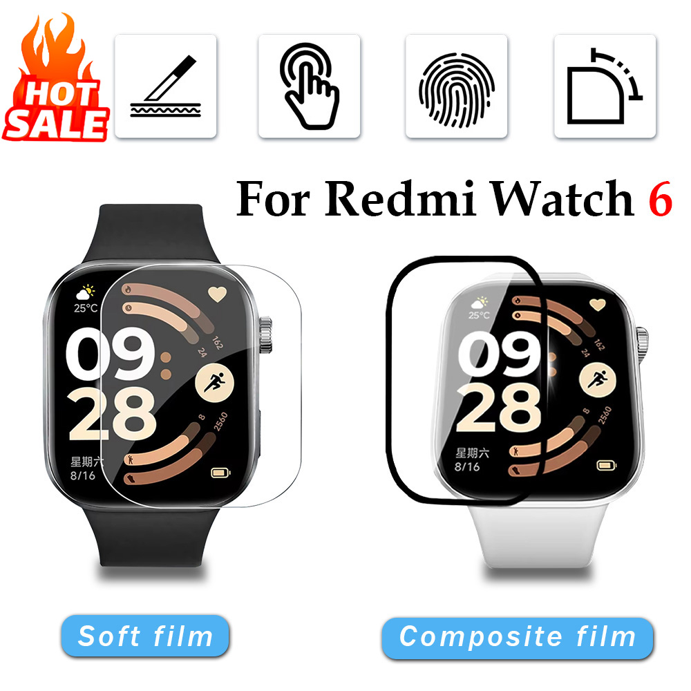 Smartwatch Redmi Watches - 1-5 Buah Film Lembut untuk Xiaomi