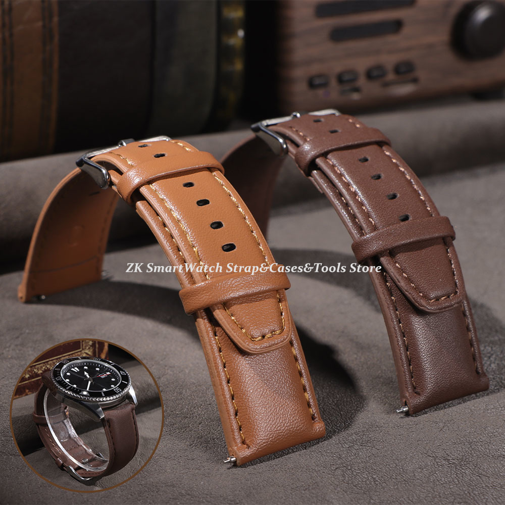 Smartwatch Vintage Watches For Women - Tali Jam Tangan Kulit 22Mm untuk