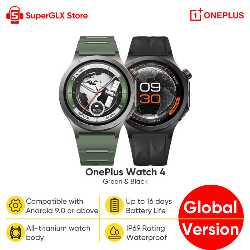 Hybrid Smartwatch - Versi Global OnePlus Watch 4 Smart