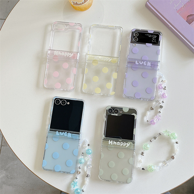 Samsung Galaxy Strap - Casing Ponsel Motif Polkadot Warna Permen