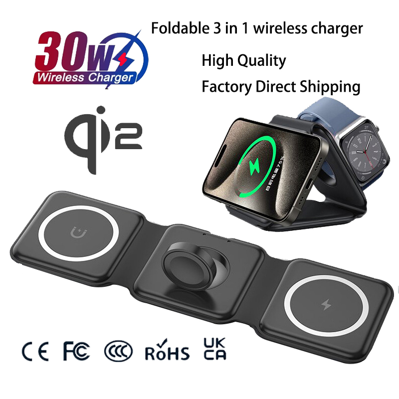 Smartwatch Watches Compatible With Iphone - Stasiun Pengisian Daya Lipat Magnetik Universal