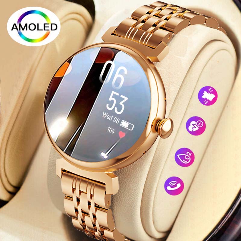 Hybrid Smartwatch - Layar AMOLED 1.04 inci jam tangan