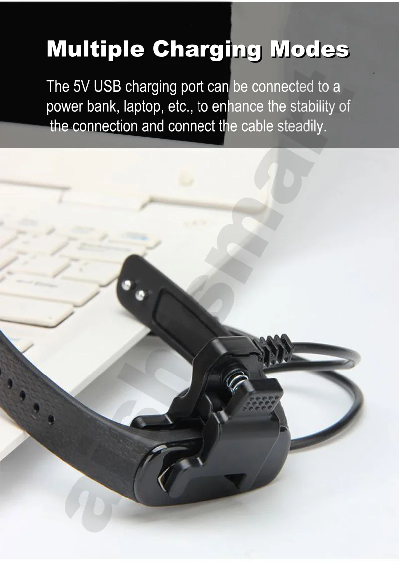 Klip Charger 2pin 3pin 3mm 4mm - Watch X7 ulasan dan harga