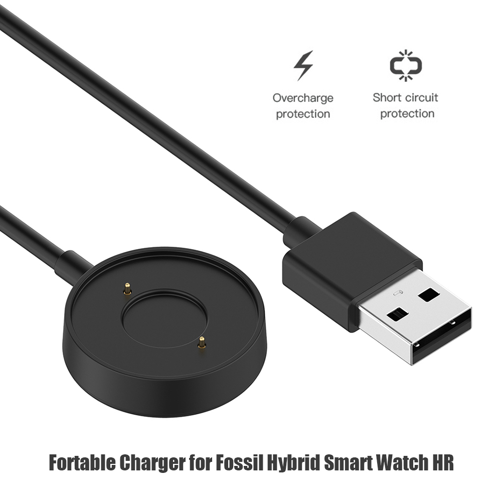 Kabel Pengisi Daya USB 3 Kaki  - Fossil Watches Smartwatch Charger ulasan dan harga