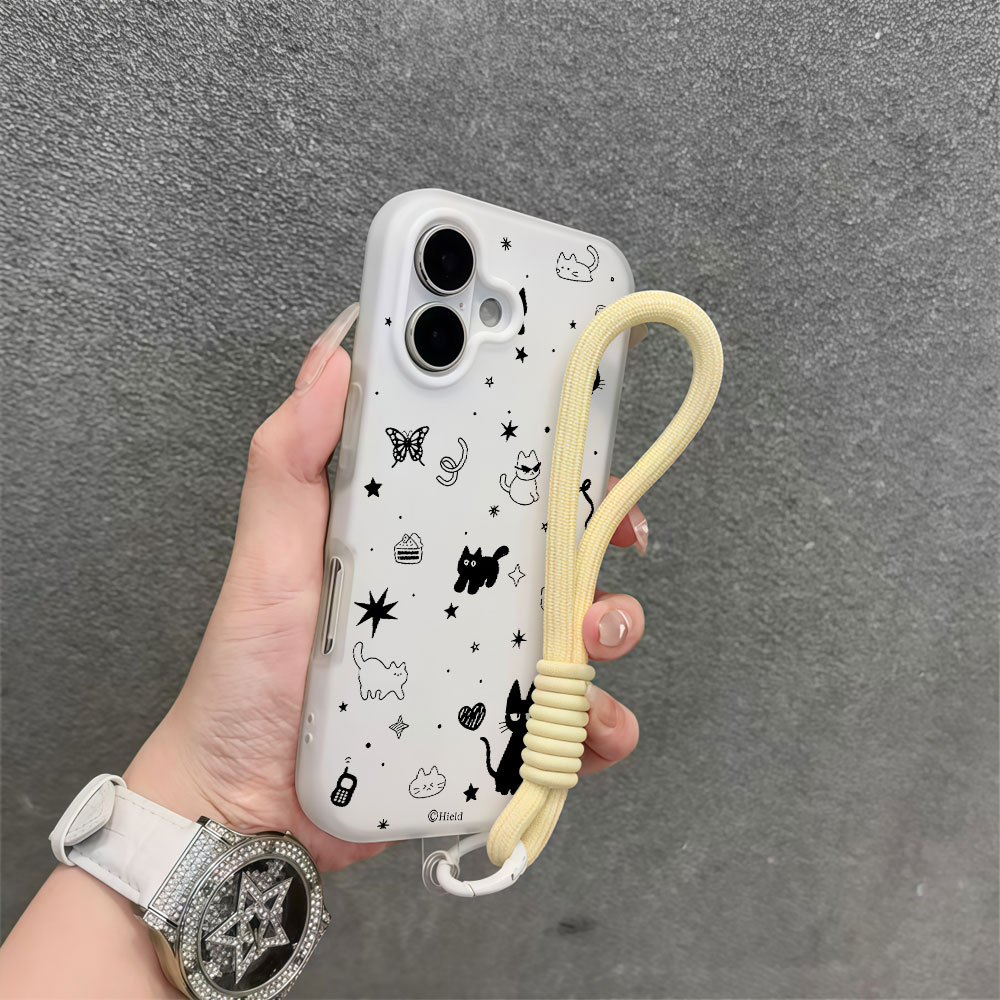 Casing Ponsel Cat Star Butterf - Samsung Galaxy Strap ulasan dan harga