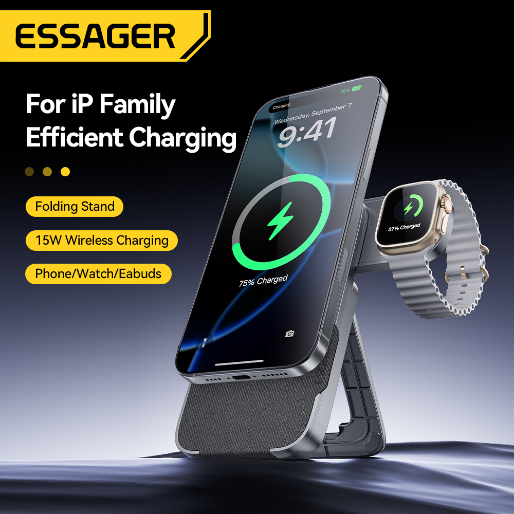 Essager 3-in-1 Pengisi Daya Ni - Smartwatch Watches Compatible With Iphone ulasan dan harga