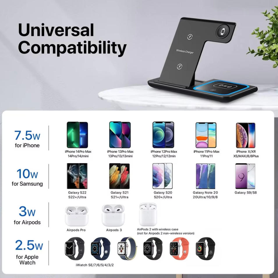 Stasiun Pengisian Daya Nirkabe - Smartwatch Watches Compatible With Iphone ulasan dan harga