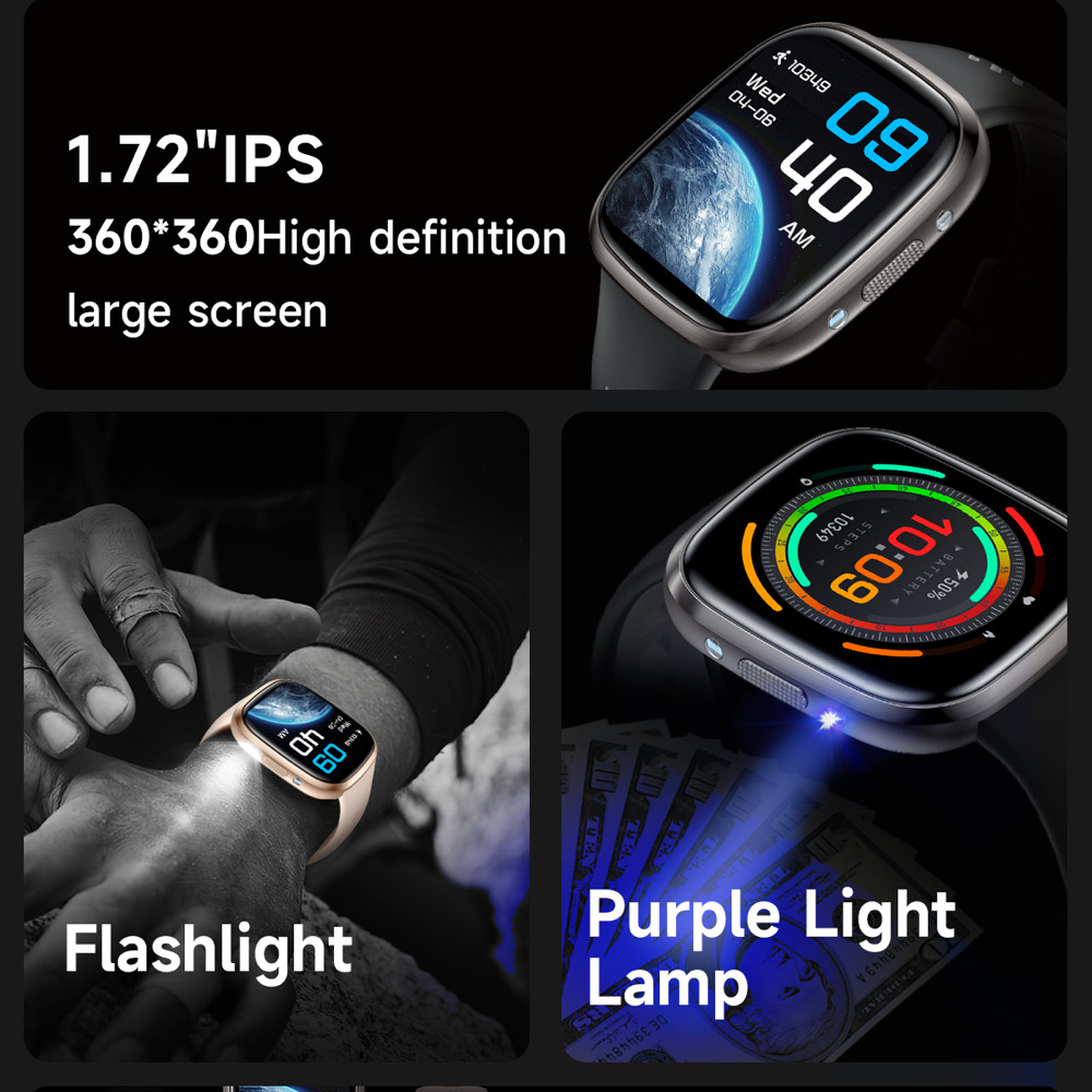 Jam Tangan Pintar Pria Panggil - Smartwatch Purple Watches For Women ulasan dan harga