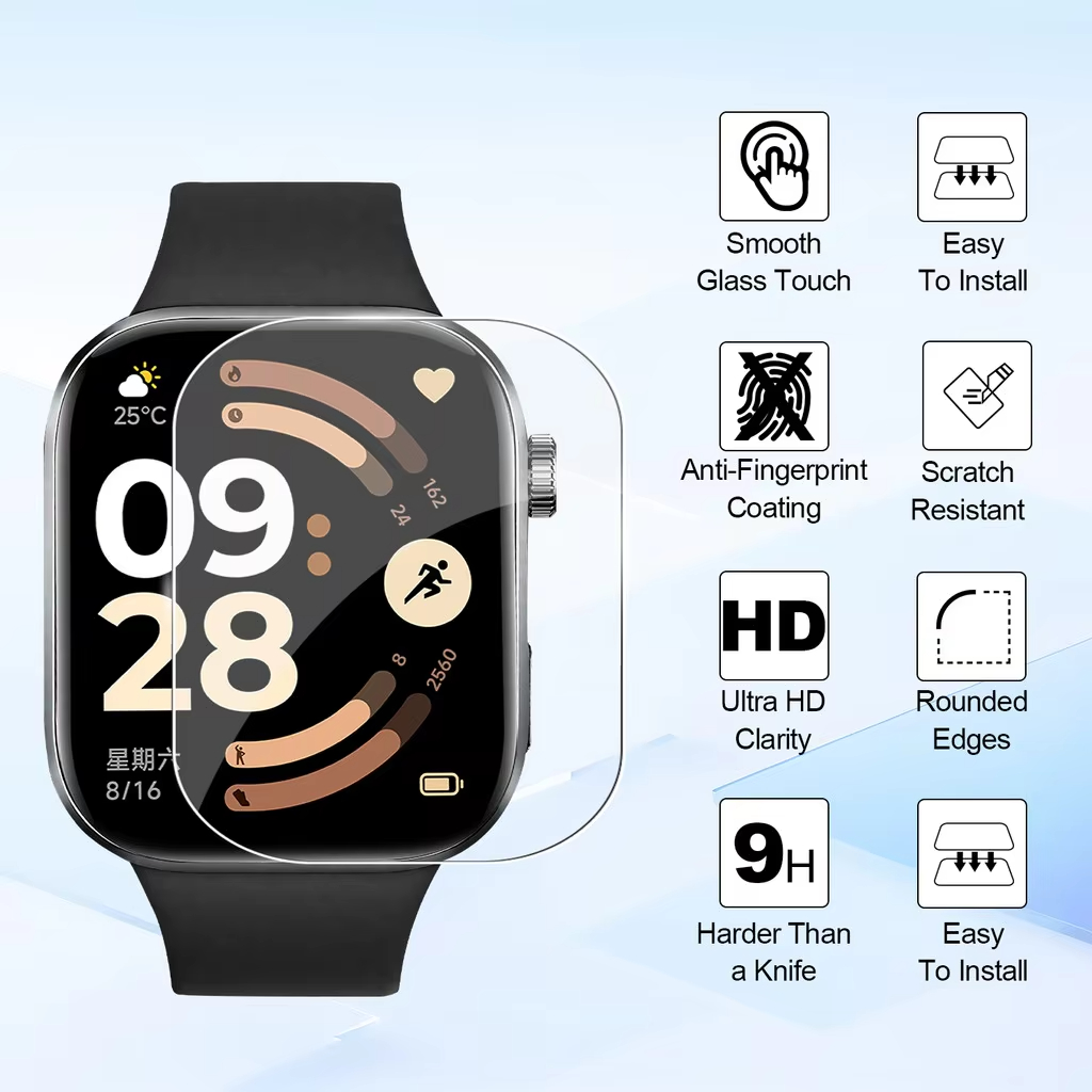 1-5 Buah Film Lembut untuk Xia - Smartwatch Redmi Watches ulasan dan harga