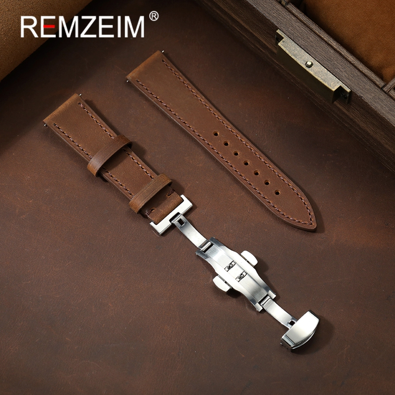 Tali Jam Tangan Kulit Crazy Ho - Smartwatch Vintage Watches For Women ulasan dan harga
