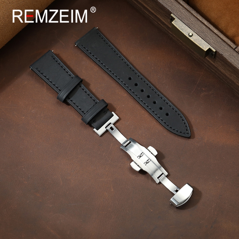 Tali Jam Tangan Kulit Crazy Ho - Smartwatch Vintage Watches For Women ulasan dan harga