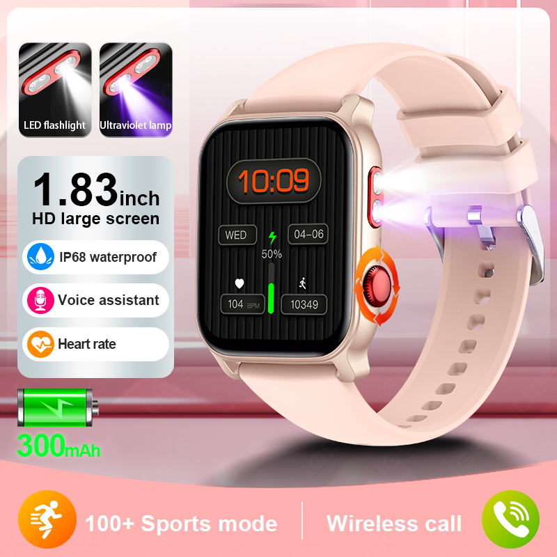 LIGE Jam Tangan Pintar Ultra T - Smartwatch Purple Watches For Women ulasan dan harga