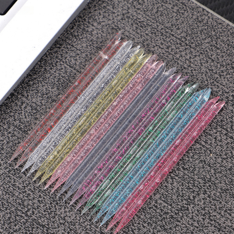 50/100 Buah Alat Seni Kuku Kri - Crystal Press Tool ulasan dan harga