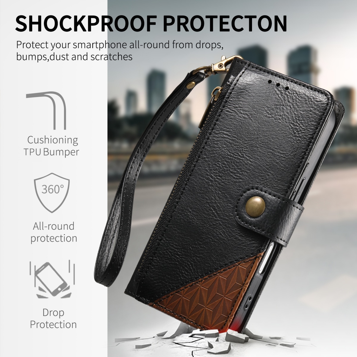 Dompet Lipat Kulit PU dengan T - Samsung Galaxy Strap ulasan dan harga