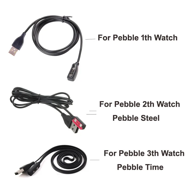 Kabel pengisi daya USB, 1 buah - Smartwatch Pebble Watches ulasan dan harga