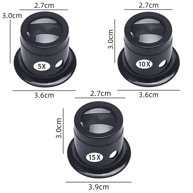 1Set 5X 10X 15X 20X kaca pembe - Crystal Press Tool ulasan dan harga