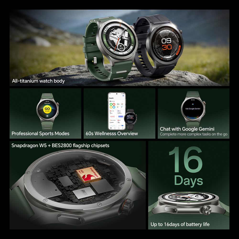 Versi Global OnePlus Watch 4 S - Hybrid Smartwatch ulasan dan harga