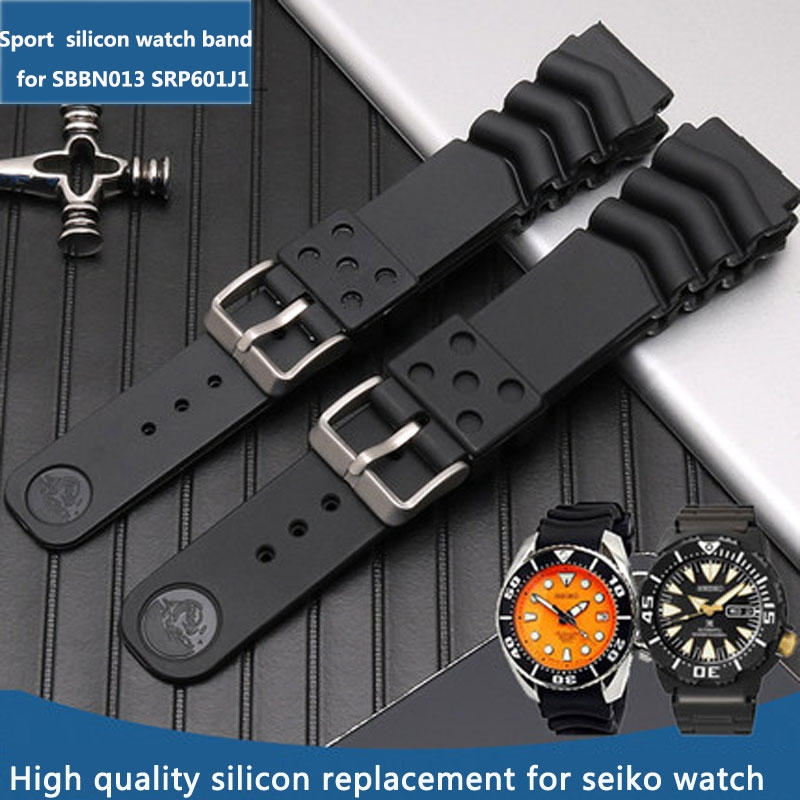 Tali jam tangan karet silikon  - Seiko Watch 5 Sports ulasan dan harga