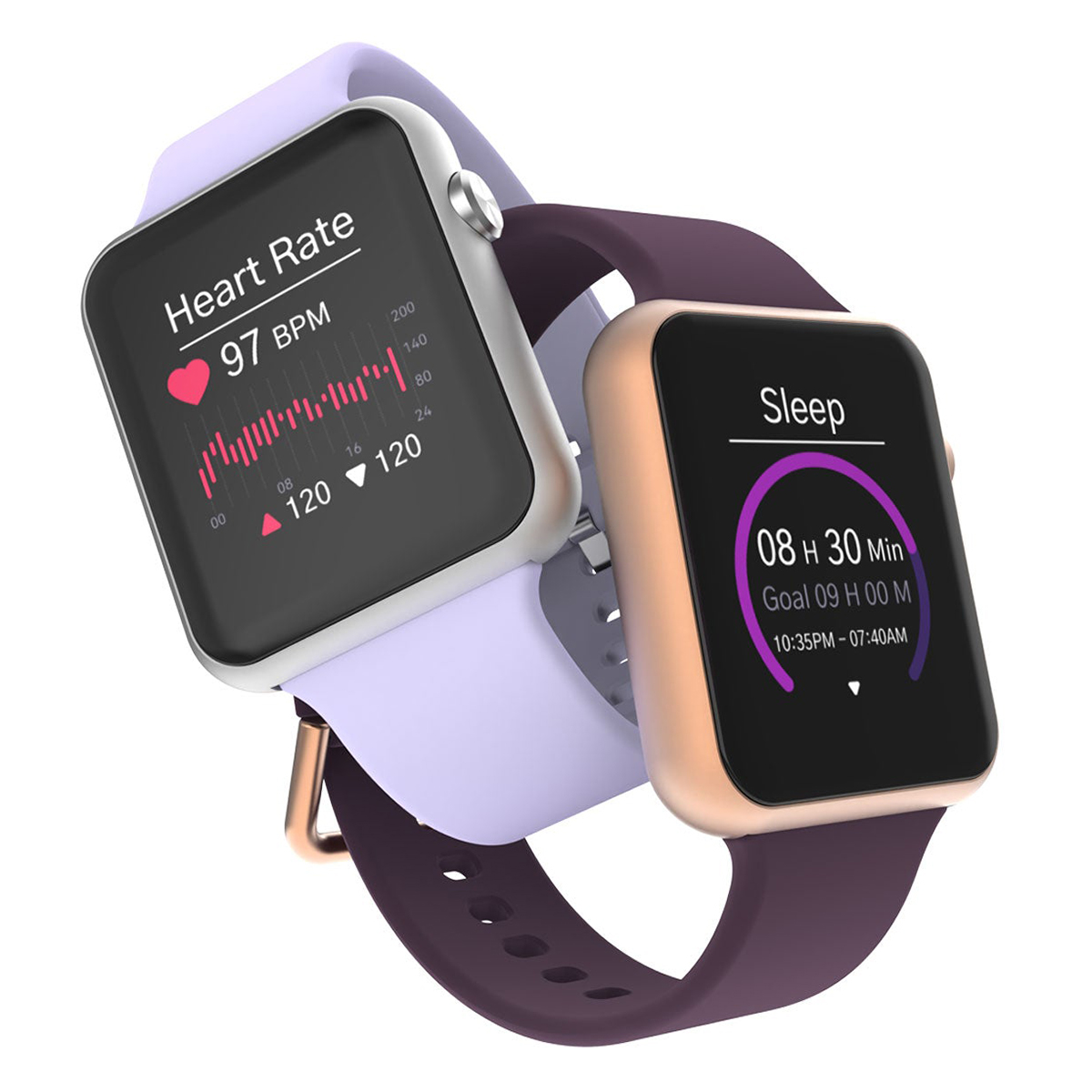 Jam Tangan Pintar Pinteek untu - Smartwatch Purple Watches For Women ulasan dan harga