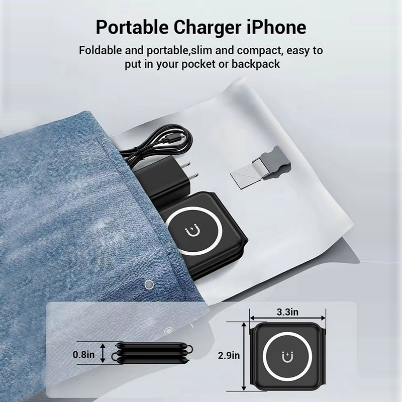 Pengisi Daya Nirkabel Lipat Ma - Smartwatch Watches Compatible With Iphone ulasan dan harga