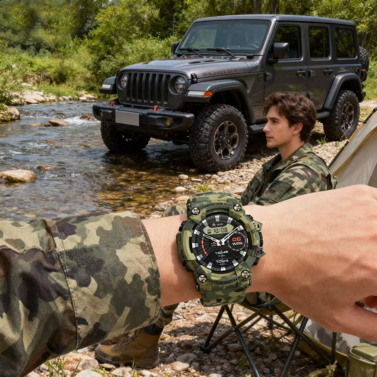 Jam Tangan Pintar Olahraga Lua - Hybrid Smartwatch ulasan dan harga