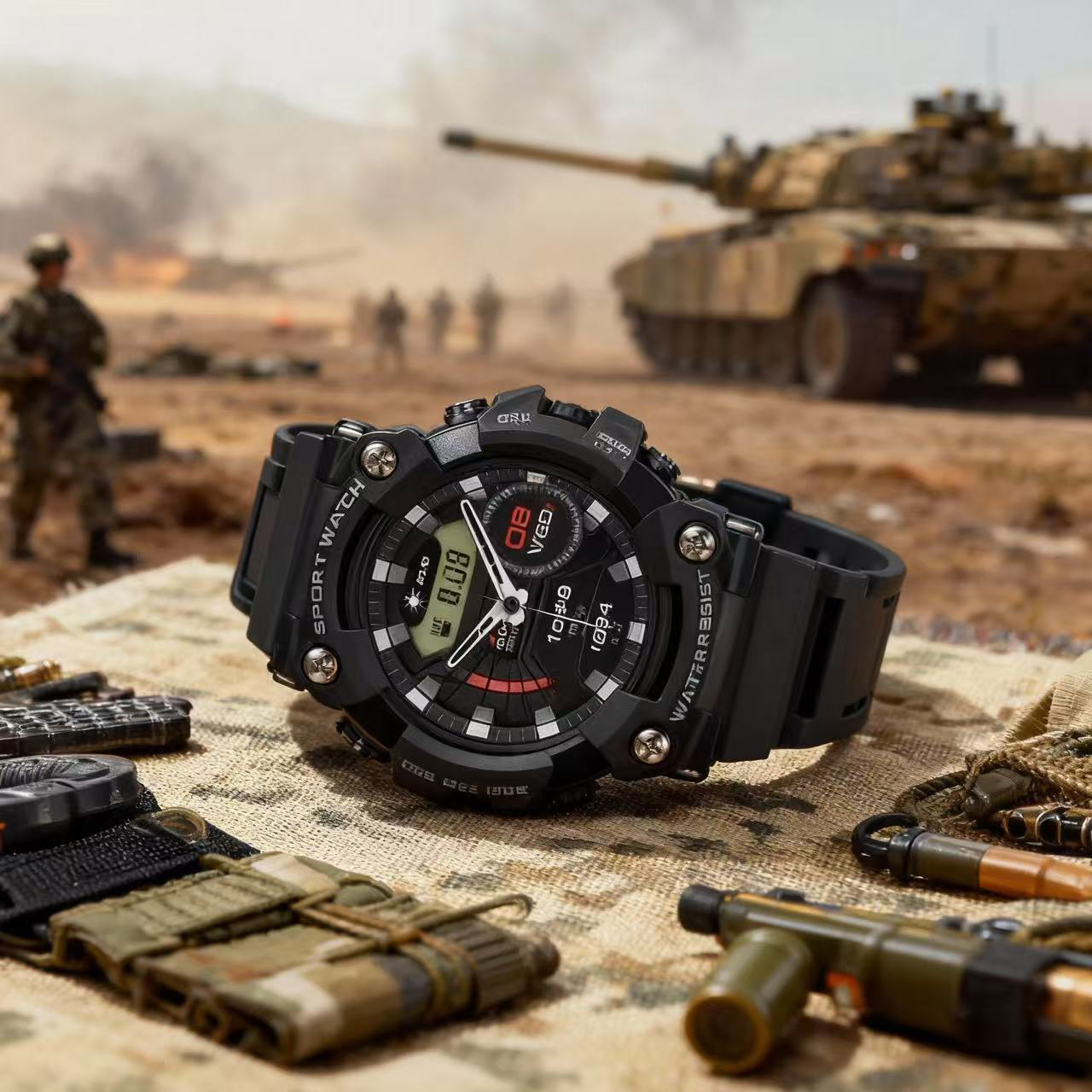 Jam Tangan Pintar Olahraga Lua - Hybrid Smartwatch ulasan dan harga