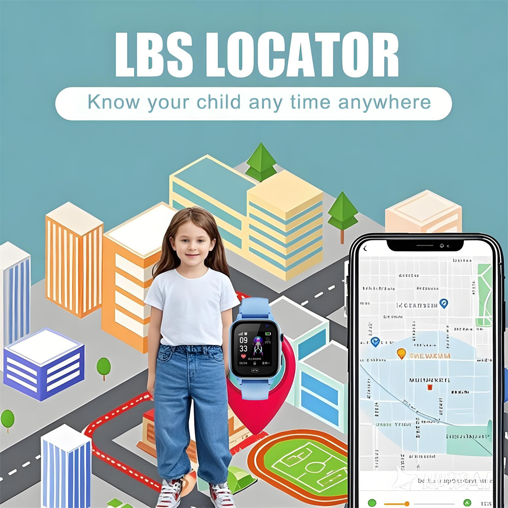 Jam Tangan Pintar Anak Pelacak - Smartwatch Watches Birthday Gift For Boys With Gps ulasan dan harga
