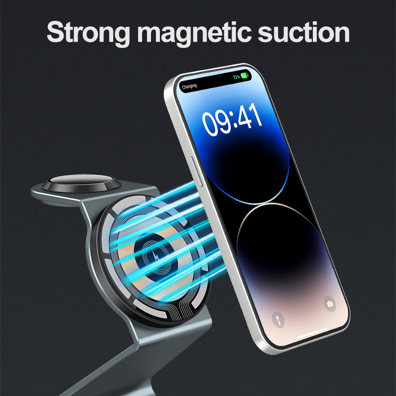 3 in 1 dudukan pengisi daya ni - Smartwatch Watches Compatible With Iphone ulasan dan harga
