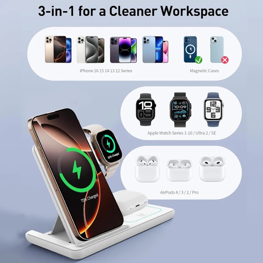 Dudukan Pengisi Daya Nirkabel  - Smartwatch Watches Compatible With Iphone ulasan dan harga