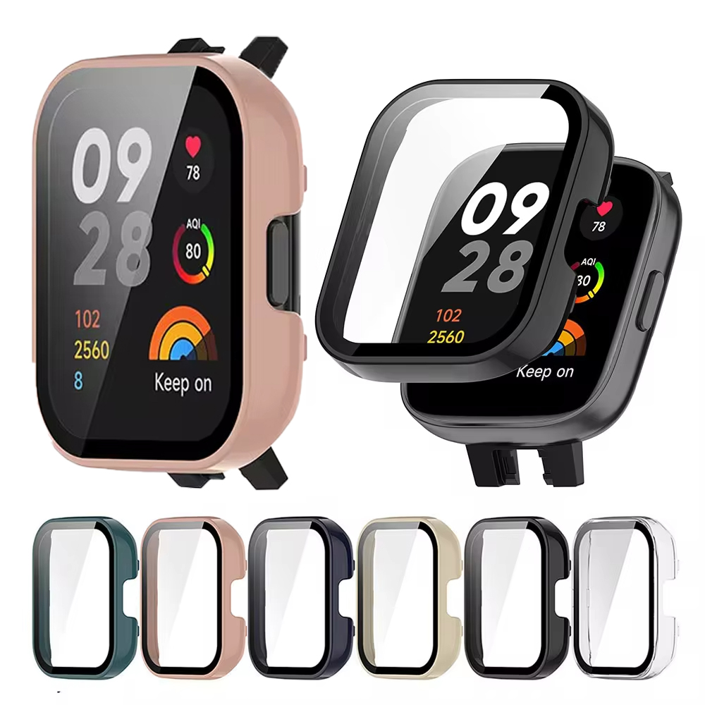 Casing pelindung + kaca Temper - Smartwatch Redmi Watches ulasan dan harga