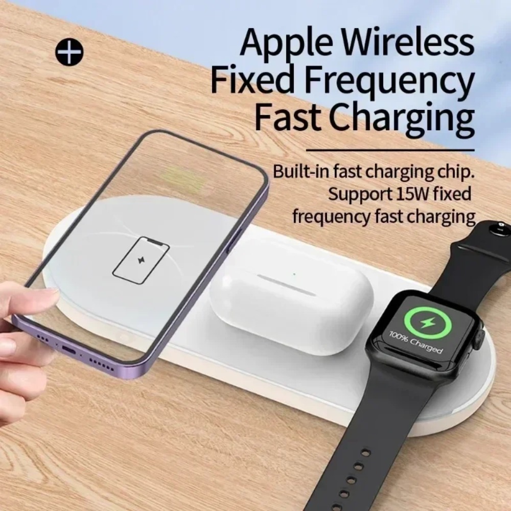 Alas Pengisi Daya Nirkabel 3-i - Smartwatch Watches Compatible With Iphone ulasan dan harga