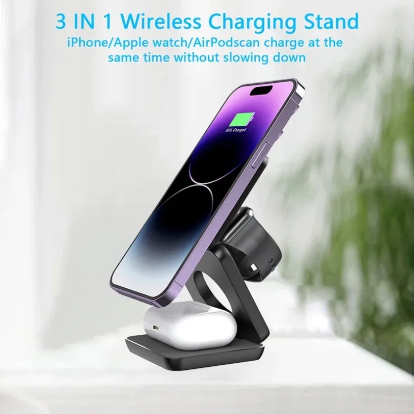 3 in 1 Pengisi Daya Nirkabel M - Smartwatch Watches Compatible With Iphone ulasan dan harga