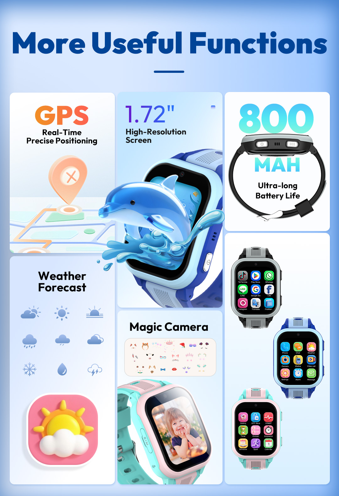 Jam Tangan Pintar KT41 - Jam T - Smartwatch Watches Boys ulasan dan harga