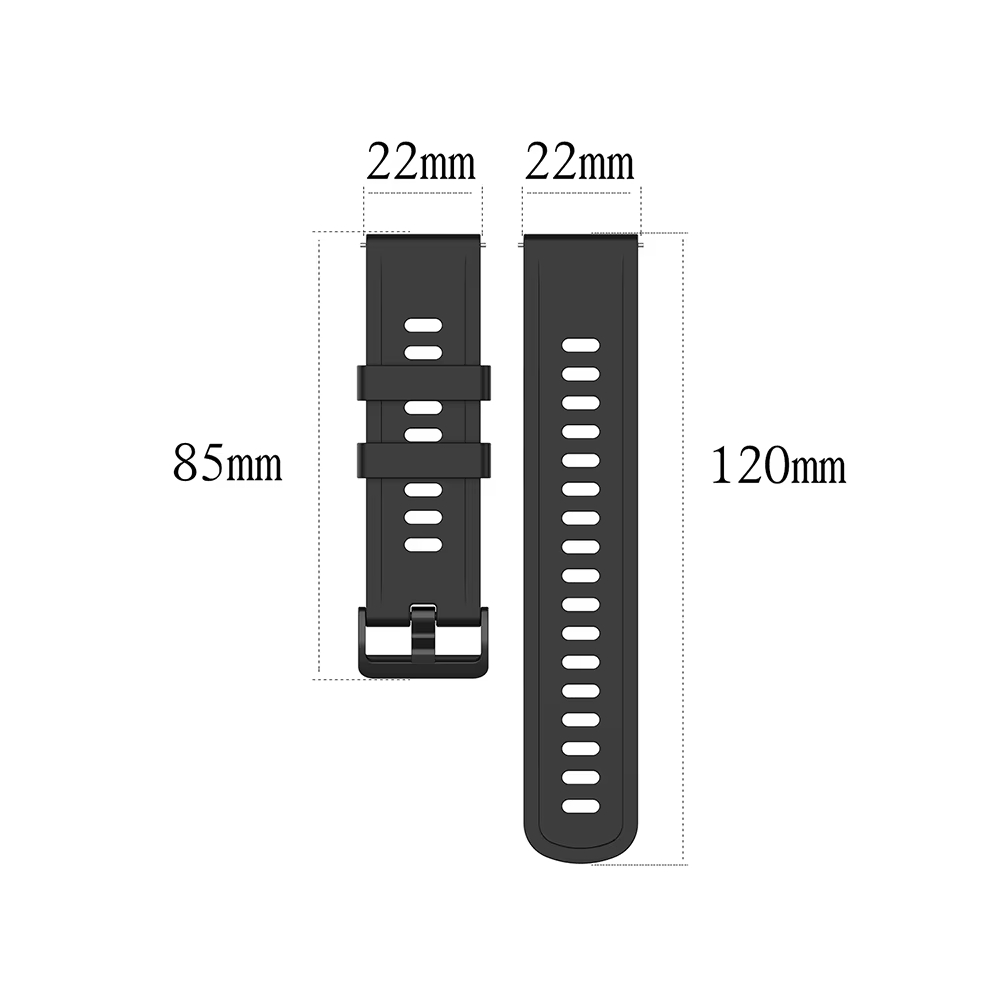 Gelang jam silikon 22mm untuk  - Smartwatch Pebble Watches ulasan dan harga