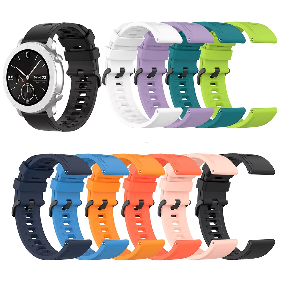 Gelang jam silikon 22mm untuk  - Smartwatch Pebble Watches ulasan dan harga
