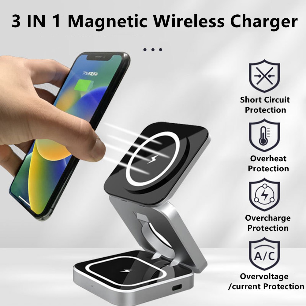 Stasiun pengisi daya magnet ma - Smartwatch Watches Compatible With Iphone ulasan dan harga