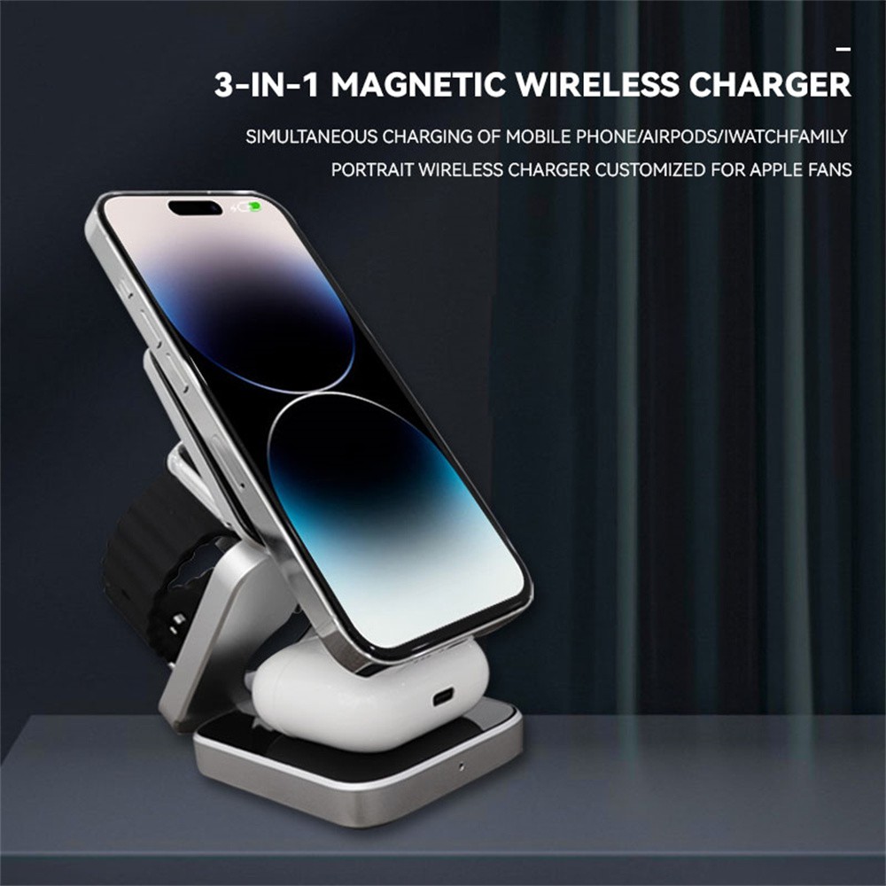 Stasiun pengisi daya magnet ma - Smartwatch Watches Compatible With Iphone ulasan dan harga