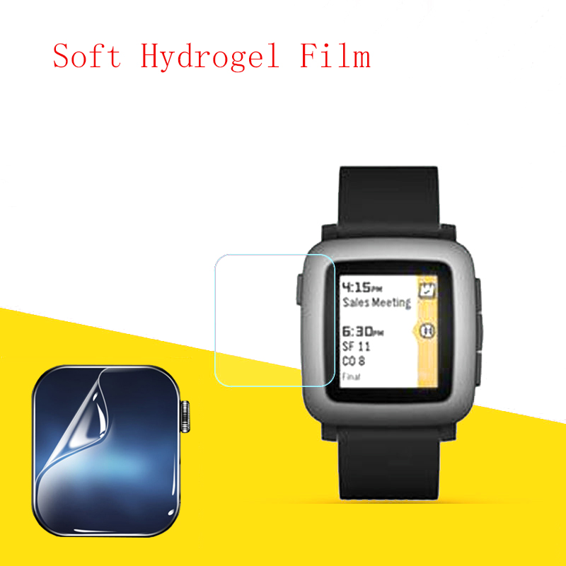Film hidrogel lembut bening HD - Smartwatch Pebble Watches ulasan dan harga