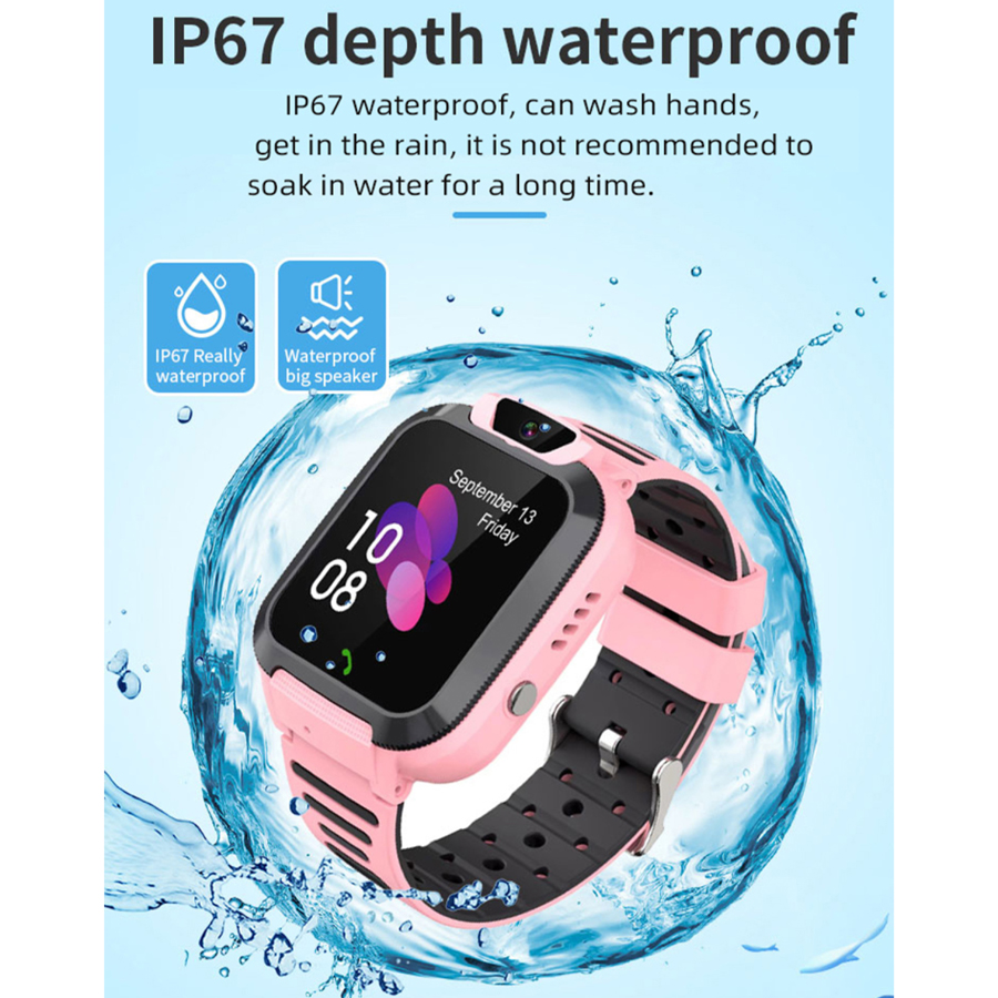 Jam tangan pintar anak jam tan - Smartwatch Watches Boys ulasan dan harga