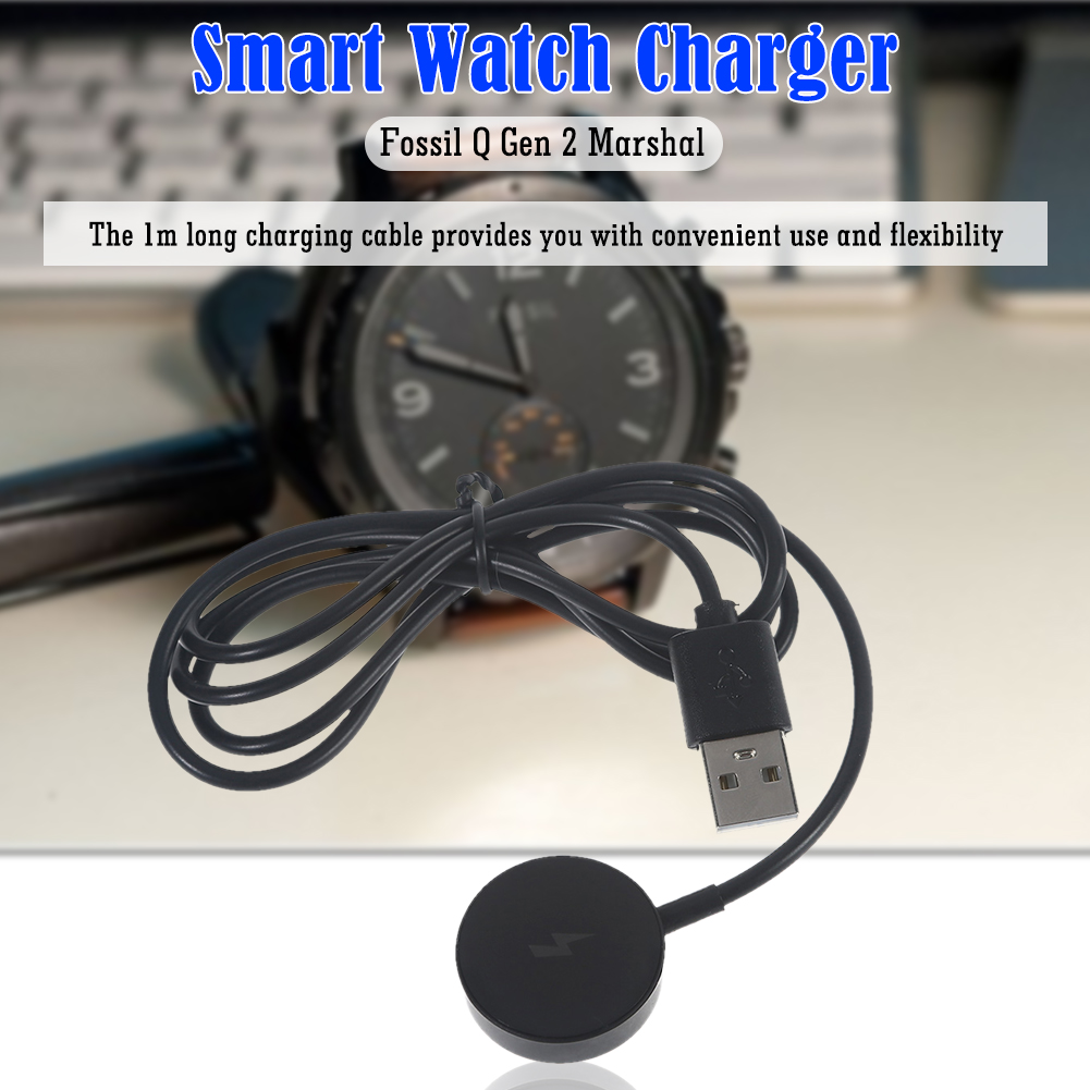 1m Pengisi Daya Magnetik Jam T - Fossil Watches Smartwatch Charger ulasan dan harga
